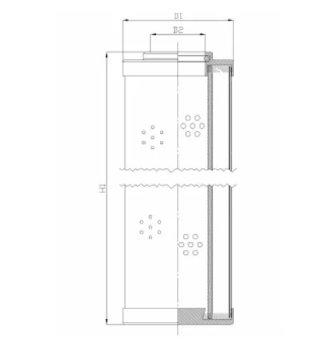 Filtrec - DHD256H10B - Hydraulic filter element