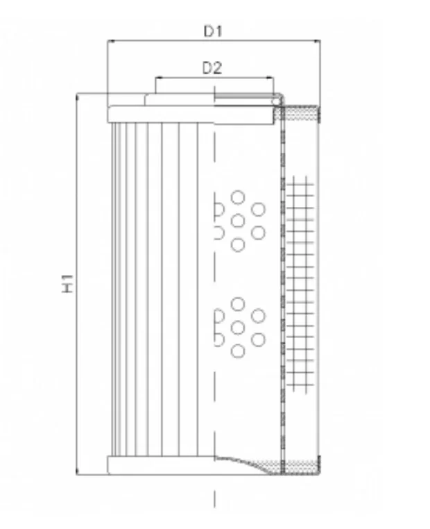 Filtrec - DHD280G20V/ESD - Hydraulic filter element