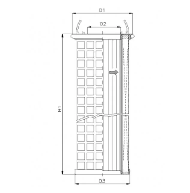 Filtrec - DHD450G20B - Hydraulic filter element