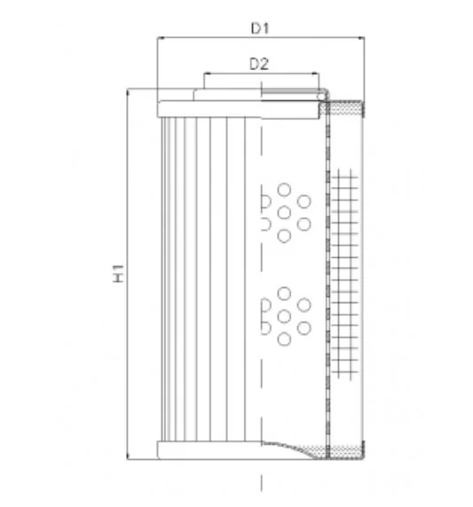 Filtrec - DHD660B10V - Hydraulic filter element