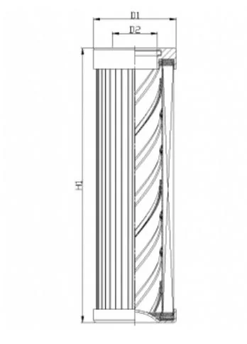 Filtrec - DLD100B80B0 - Hydraulic filter element