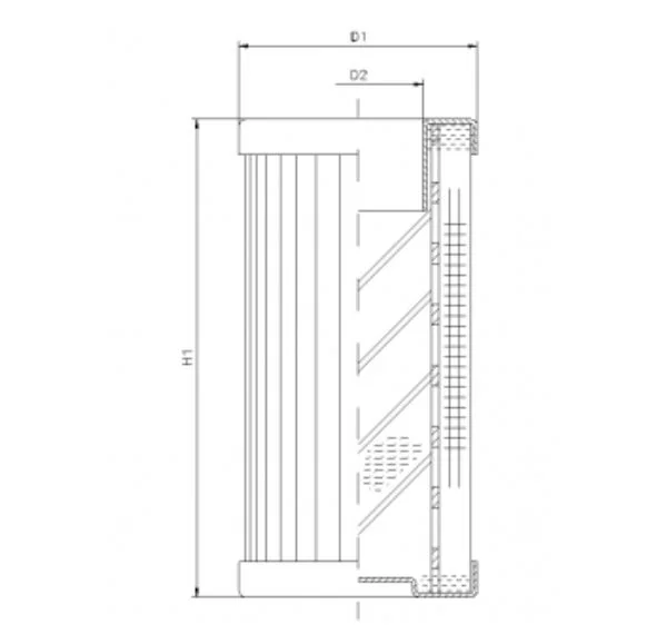 Filtrec - DMD0005B300B - Hydraulic filter element