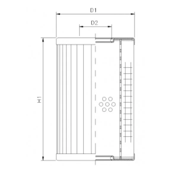 Filtrec - DMD362B40B - Hydraulic filter element