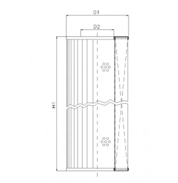 Filtrec - DMD761B25B - Hydraulic filter element