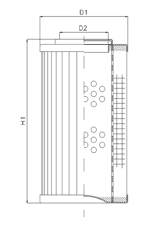 Filtrec - DVD20013E03B - Hydraulic filter element