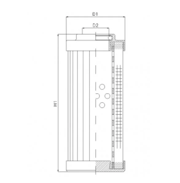 Filtrec - DVD2360W250B - Hydraulic filter element
