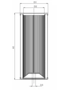 Filtrec - E732G03 - Hydraulic filter element