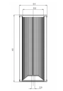 Filtrec - E742G25 - Hydraulic filter element