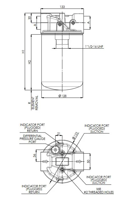 Filtrec - FAHA152000BB7DS000S0 - Filter head fah series