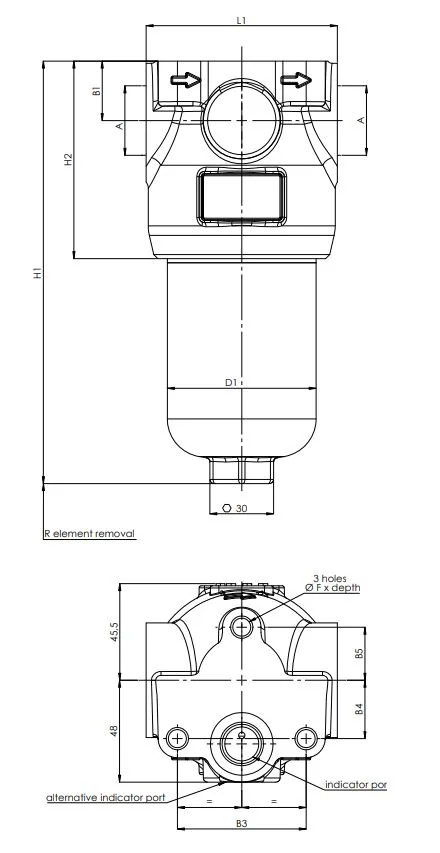 Filtrec - FH420D124G10XBB4DRS000S0 - In-line filter (pressure line)