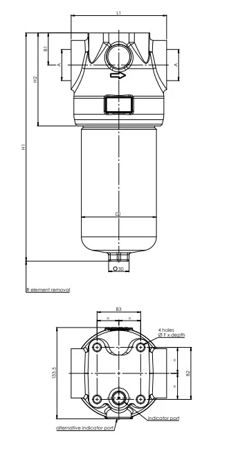 Filtrec - FH420D140G10ABB6D0S000S0 - In-line filter (pressure line)