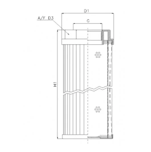 Filtrec - FS180B10T125 - Hydraulic filter element