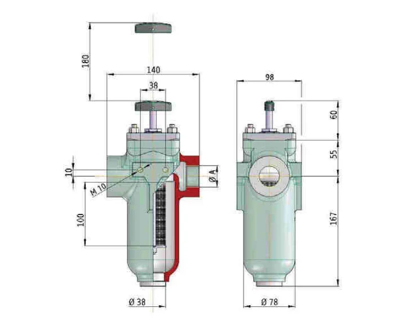 Filtrec - KMGT00010 - Tube gap-type filter