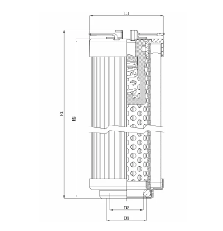 Filtrec - R104G10B/1 - Hydraulic filter element