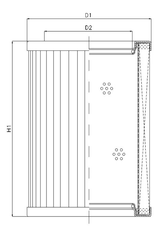 Filtrec - R440G03V - Hydraulic filter element