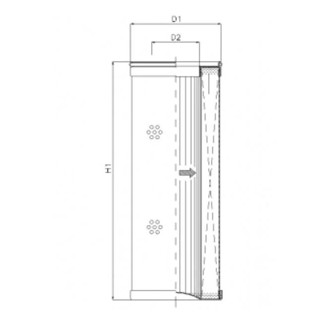 Filtrec - R471G25 - Hydraulic filter element