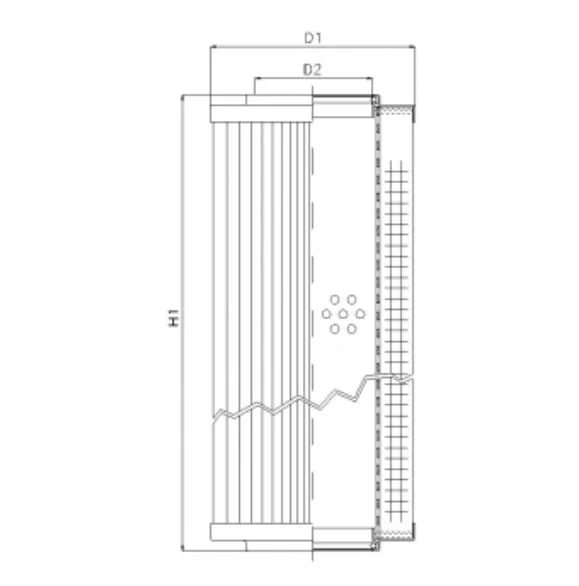 Filtrec - R521C10V - Hydraulic filter element