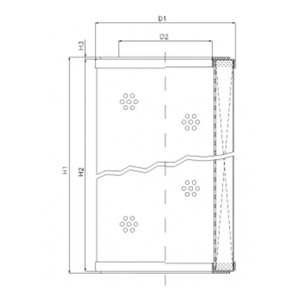 Filtrec - R590T238 - Hydraulic filter element