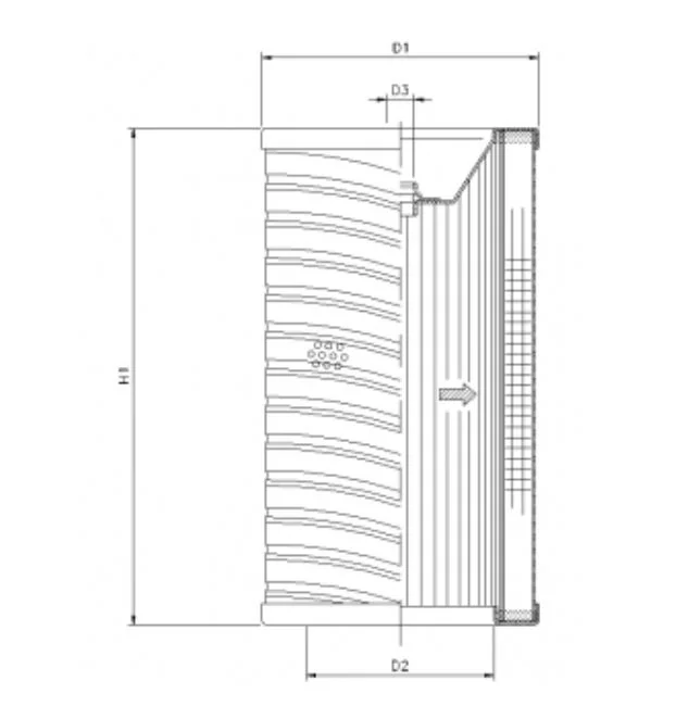 Filtrec - R730T100 - Hydraulic filter element