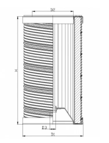 Filtrec - R7F26G25B - Hydraulic filter element