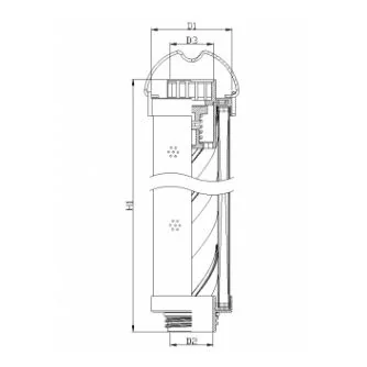 Filtrec - RHR165G15V3/016 - Hydraulic filter element