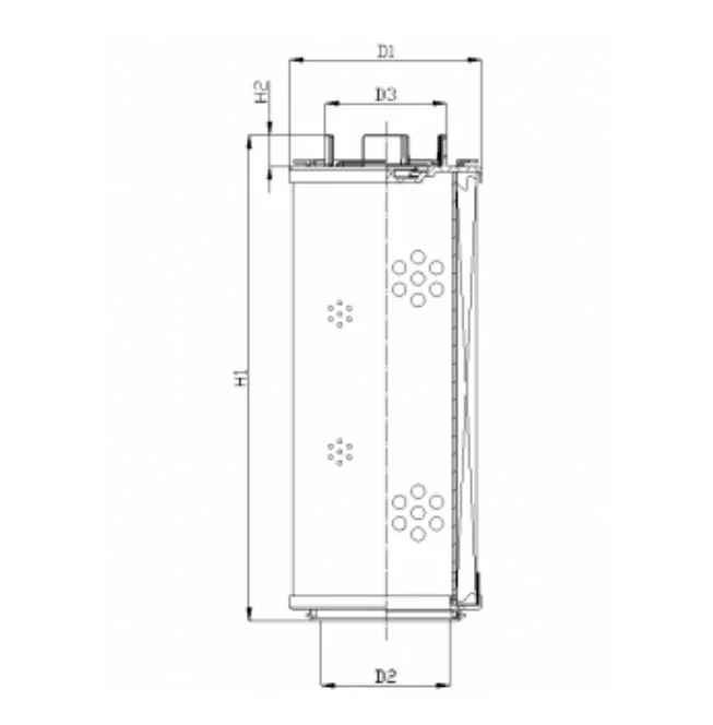 Filtrec - RHR660G03B0/AB1 - Hydraulic filter element