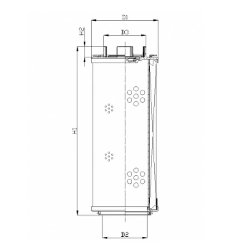 Filtrec - RHR660M05B0/AB1 - Hydraulic filter element