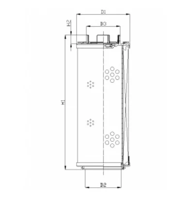 Filtrec - RHR660M20B0/AB1 - Hydraulic filter element