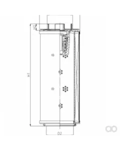 Filtrec - RHR660N05B3/AB1 - Hydraulic filter element