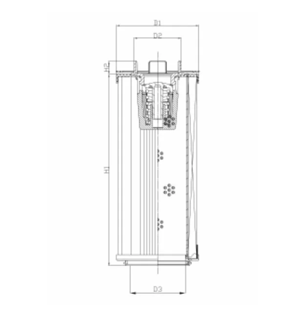 Filtrec - RHR660S100B3/AB1 - Hydraulic filter element