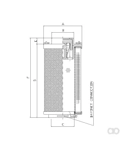 Filtrec - RHR950N10B - Hydraulic filter element