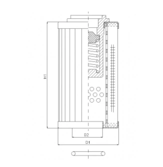 Filtrec - RLR175B130B - Hydraulic filter element