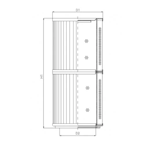 Filtrec - RLR2001E15B/5 - Hydraulic filter element