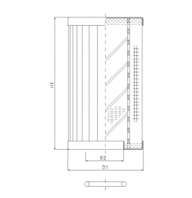 Filtrec - RLR330B500B/5 - Hydraulic filter element