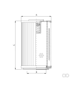 Filtrec - RLR631E10B - Hydraulic filter element