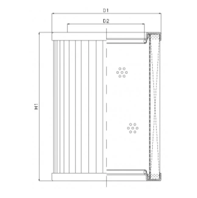 Filtrec - RMR888E20B - Hydraulic filter element
