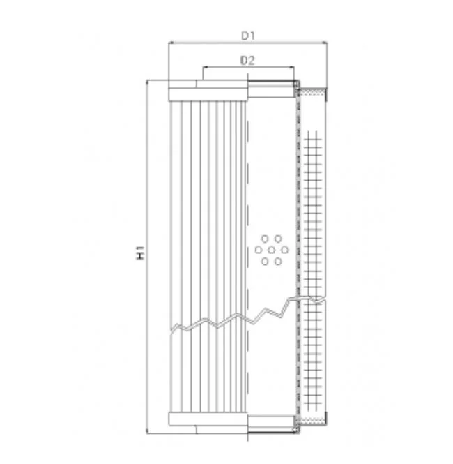 Filtrec - RVR10013B80B - Hydraulic filter element