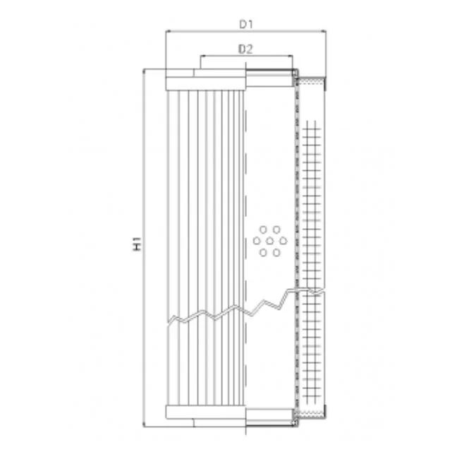 Filtrec - RVR10018B60B - Hydraulic filter element