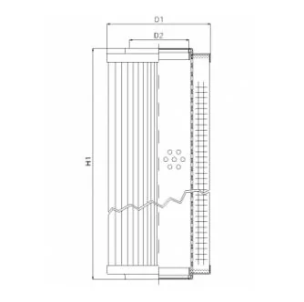 Filtrec - RVR12500E20V - Hydraulic filter element