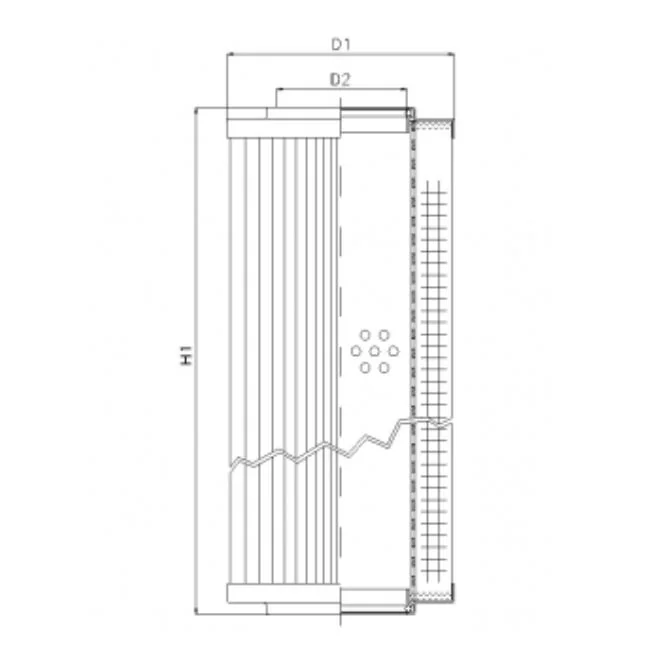 Filtrec - RVR1901A05B - Hydraulic filter element