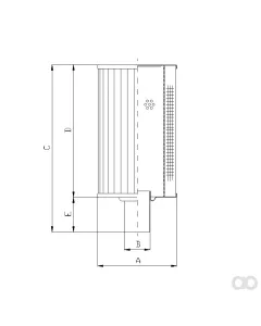 Filtrec - RVR65K10B - Hydraulic filter element