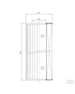 Filtrec - S162C25 - Hydraulic filter element