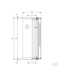 Filtrec - S4110C03 - Hydraulic filter element