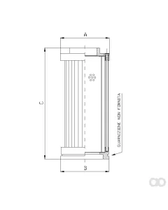 Filtrec - S420C10 - Hydraulic filter element