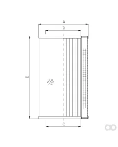 Filtrec - S530C25 - Hydraulic filter element