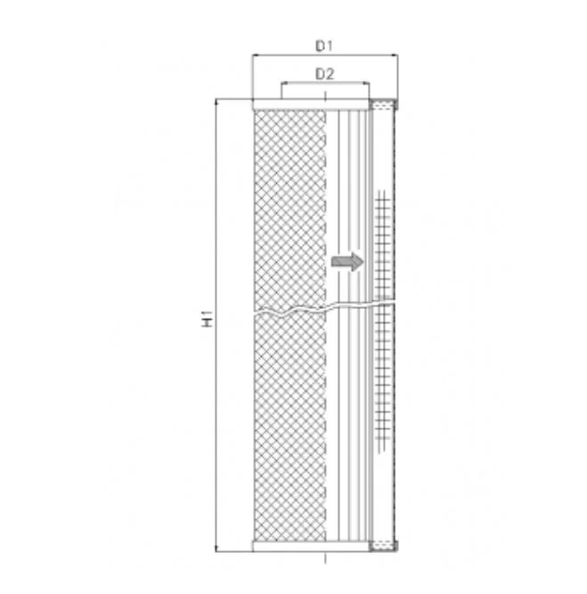 Filtrec - S531T75 - Hydraulic filter element