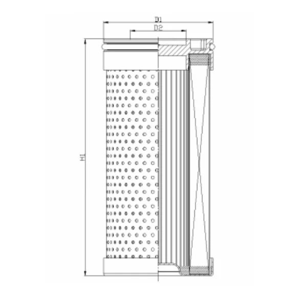 Filtrec - U111G06V/ESD - Hydraulic filter element