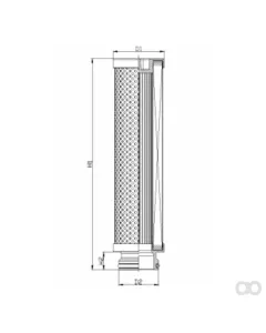 Filtrec - U121G06V0/ESD - Hydraulic filter element