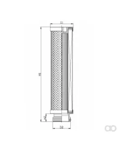 Filtrec - U122G03V0/ESD - Hydraulic filter element
