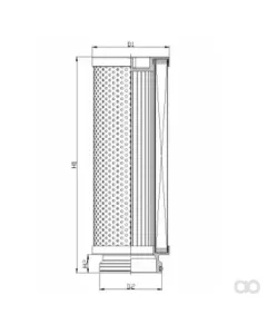 Filtrec - U132G10V0/ESD - Hydraulic filter element